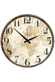 Wallity Reloj Decorativo de MDF Multicolor 50x50 cm